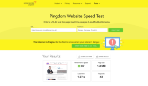 pagespeed pingdom rem immobilien