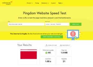 pagespeed pingom immobilien stier de